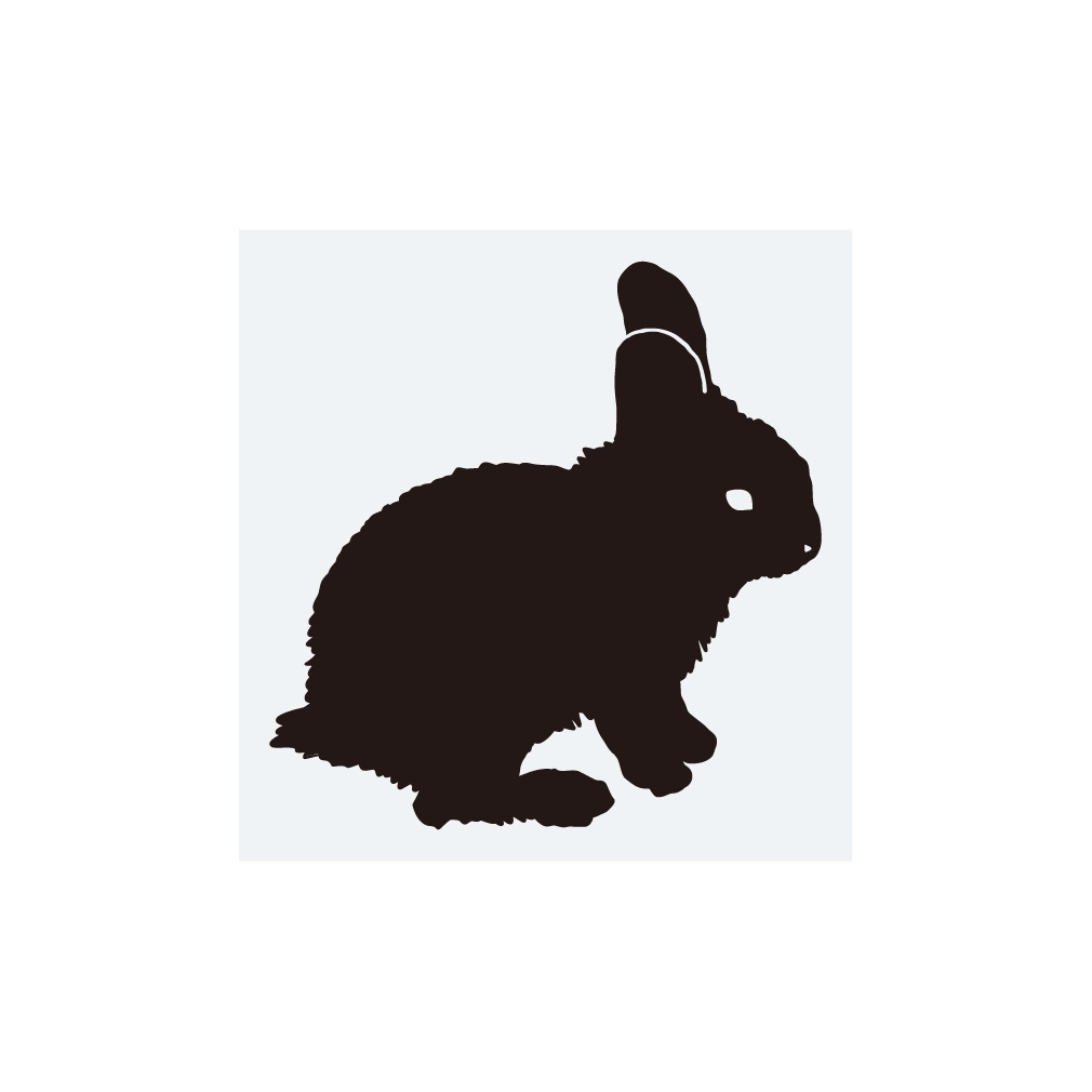 ステッカー うさぎ4