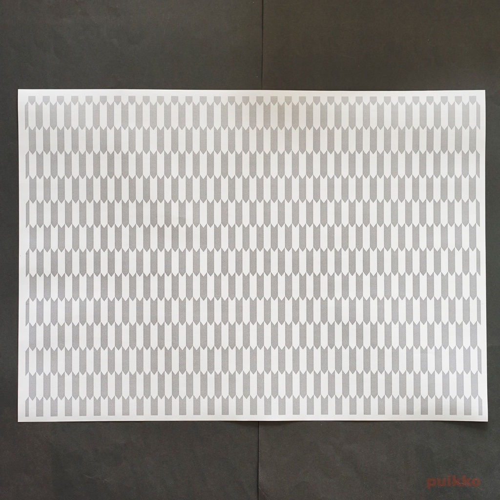 紙製ブックカバー 和柄パターン A3判