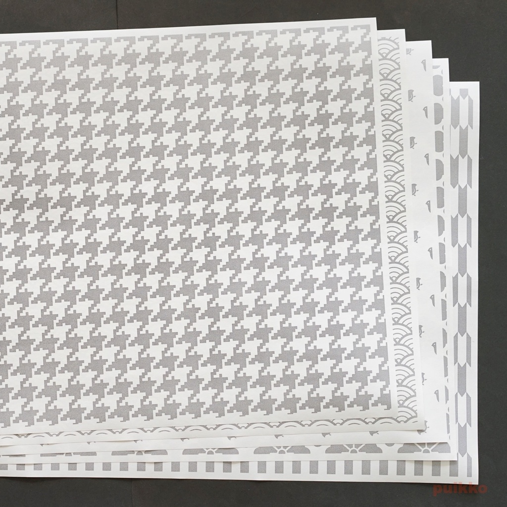 紙製ブックカバー 和柄パターン A3判