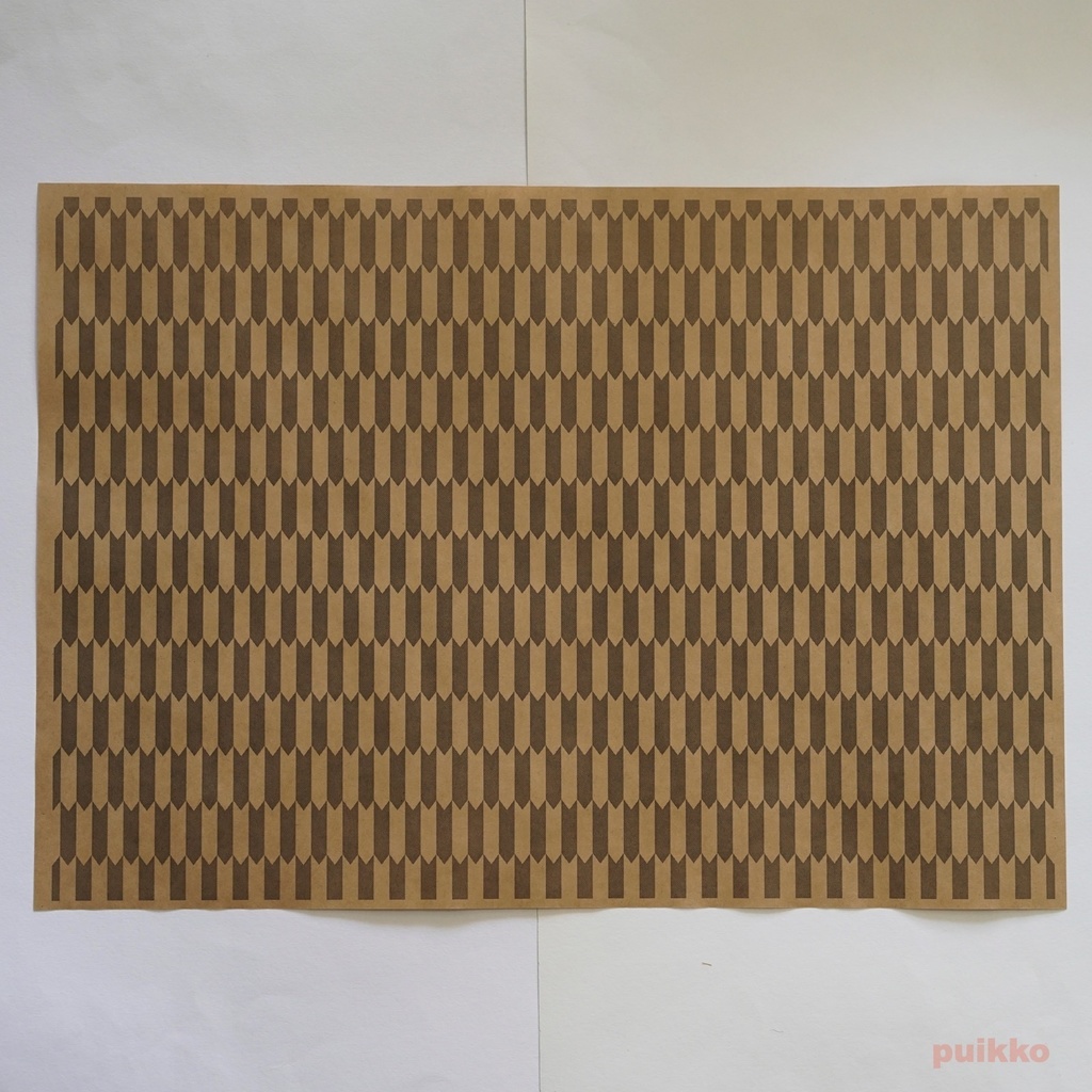 紙製ブックカバー 和柄パターン A3判