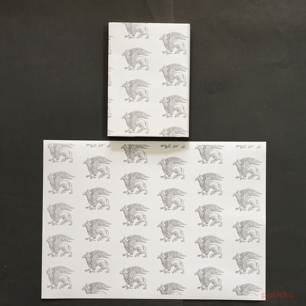 紙製ブックカバー 伝説の生物1(5枚セット)