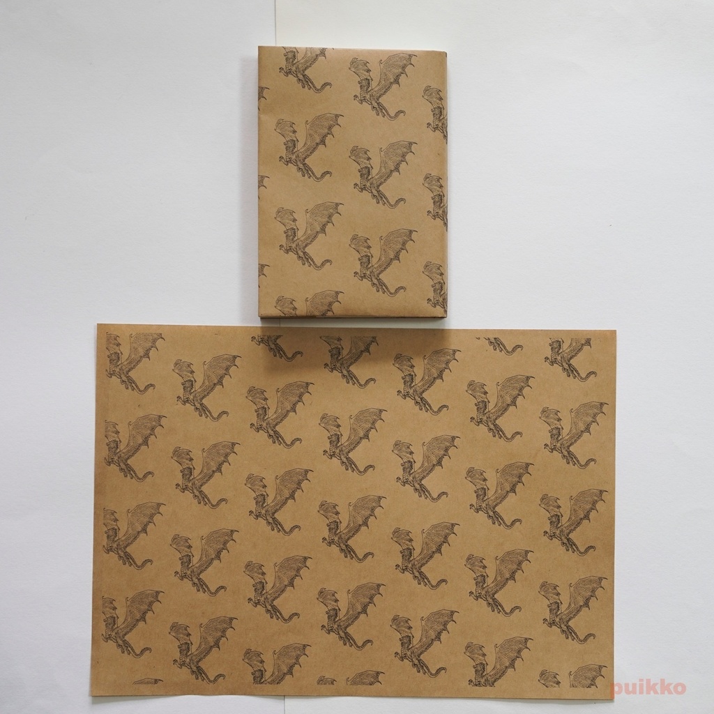 紙製ブックカバー 伝説の生物1(5枚セット)