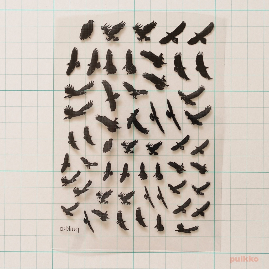 レジン封入用フィルム 鷲