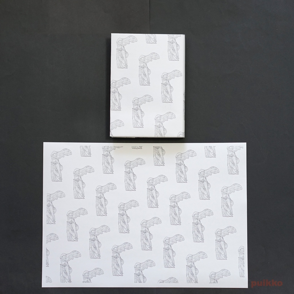 紙製ブックカバー 彫刻(5枚セット)