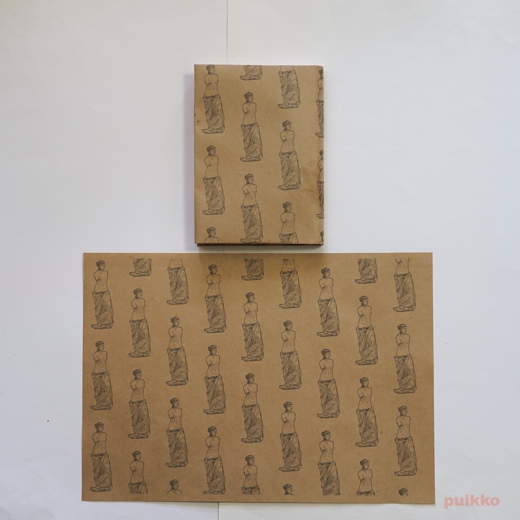 紙製ブックカバー 彫刻(5枚セット)