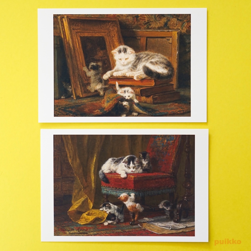 ポストカード ロナー=クニップ 猫絵(5枚セット)