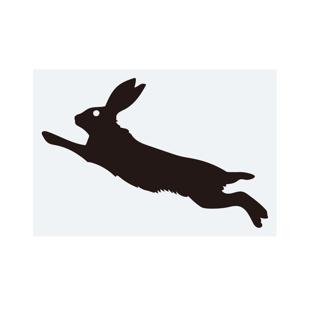 ステッカー うさぎ5