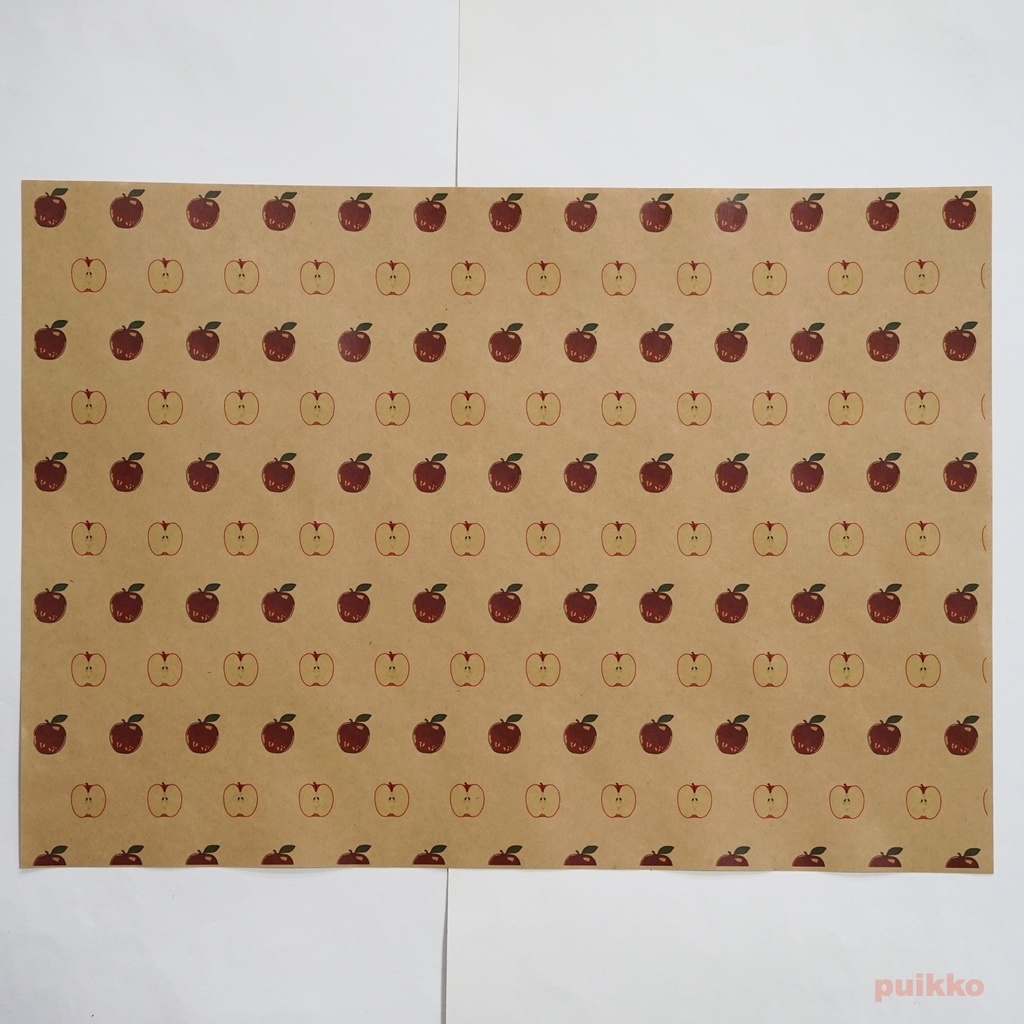 紙製ブックカバー フルーツ(カラー) A3判