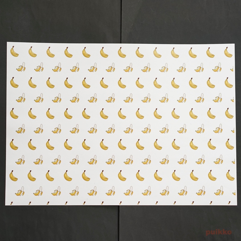 紙製ブックカバー フルーツ(カラー) A3判