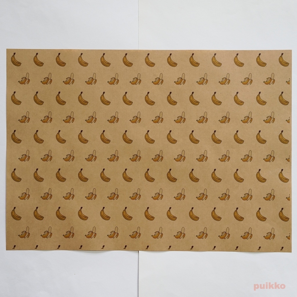 紙製ブックカバー フルーツ(カラー) A3判