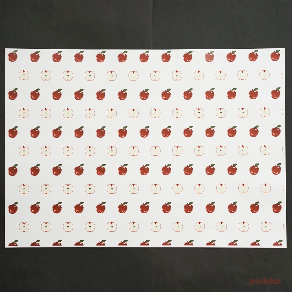 紙製ブックカバー フルーツ(カラー) A3判