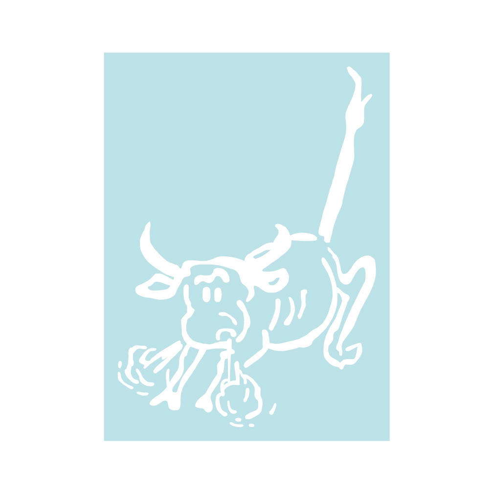 ミリタリーステッカー Uボート 荒ぶる雄牛