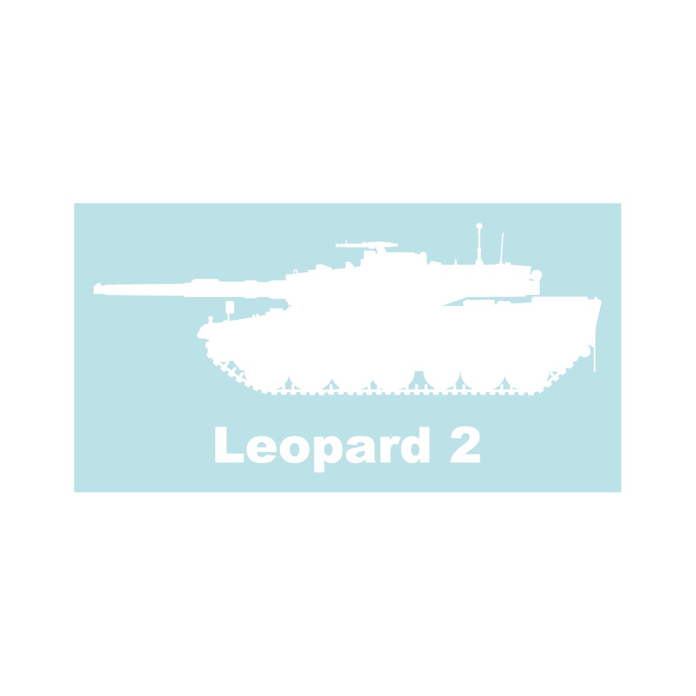戦車ステッカー レオパルト2