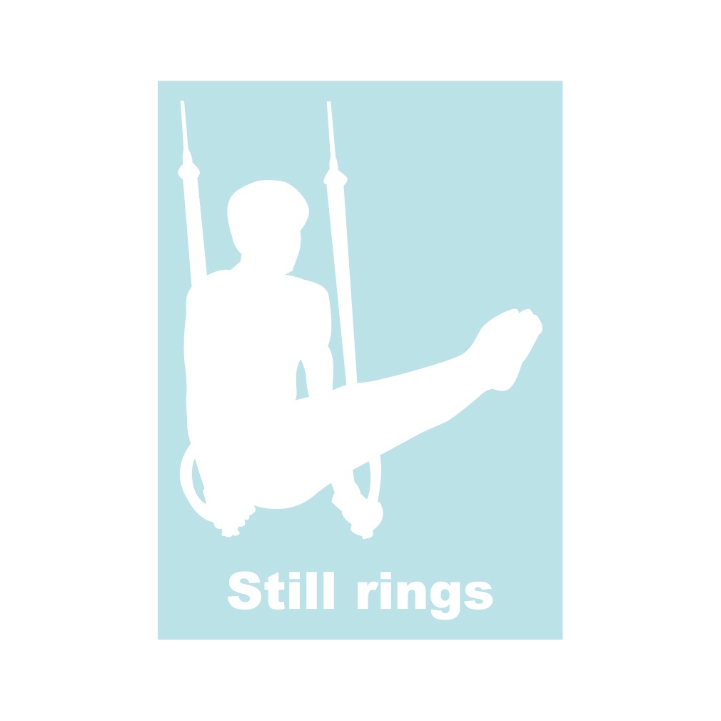 ステッカー 体操競技 吊り輪