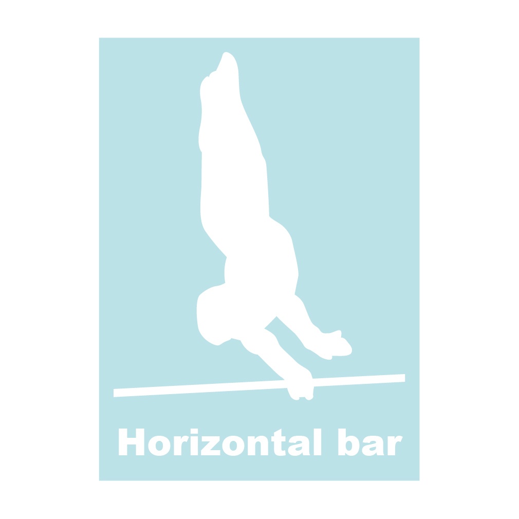 ステッカー 体操競技 鉄棒