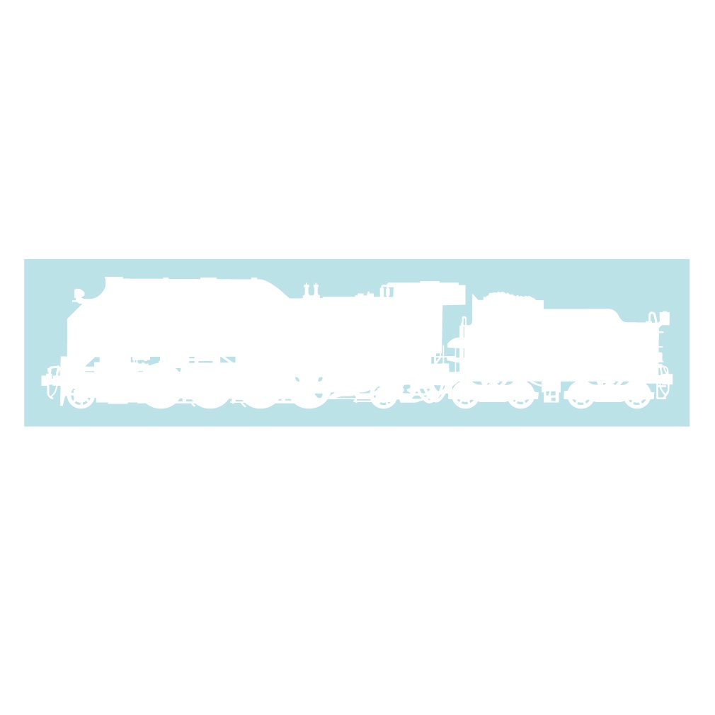 ステッカー 蒸気機関車 D51