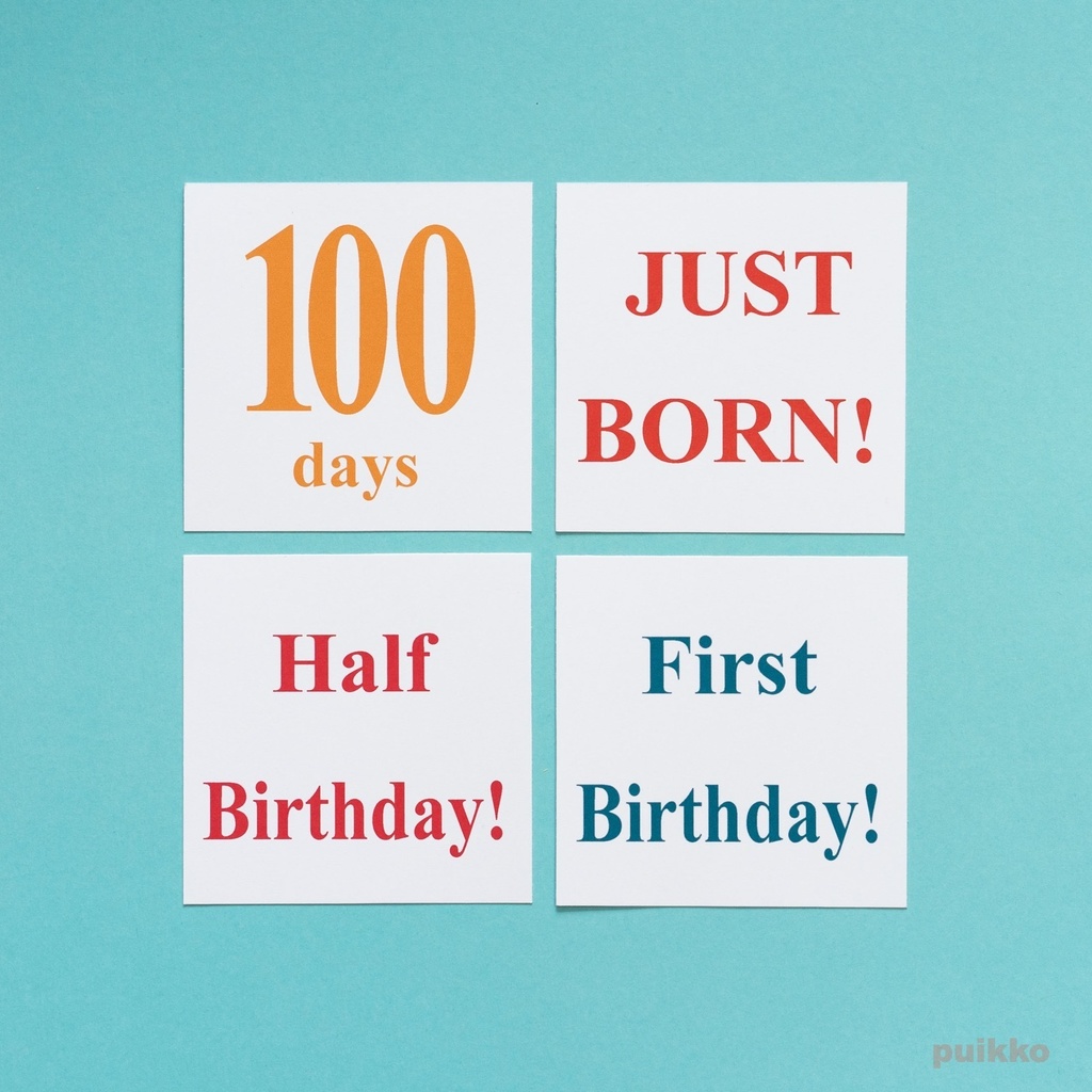 ベビーマンスリーカード Times(ましかく)