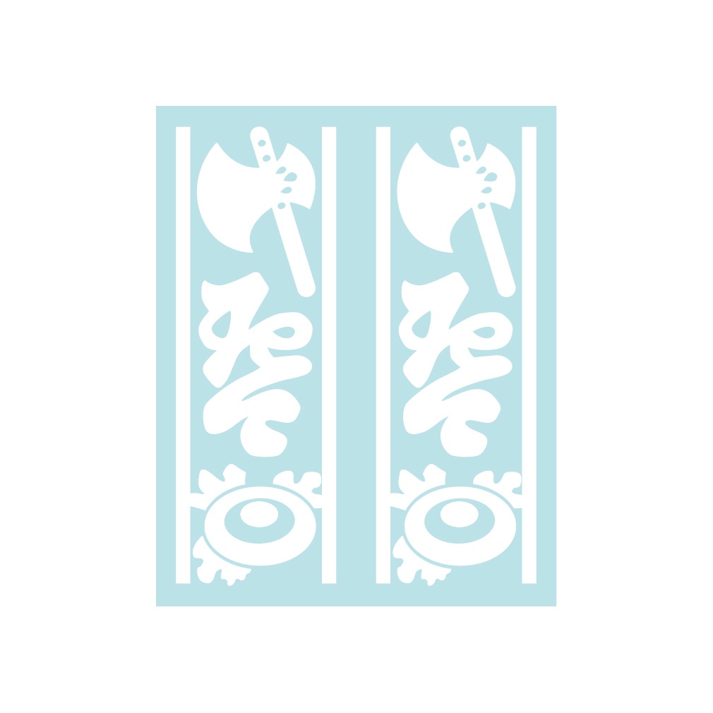 ステッカー よきこときく(2片)