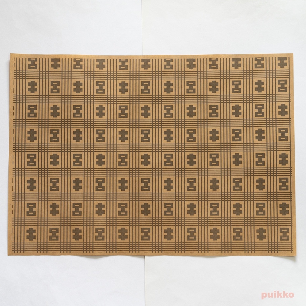 紙製ブックカバー 謎染め A3判(5枚セット)