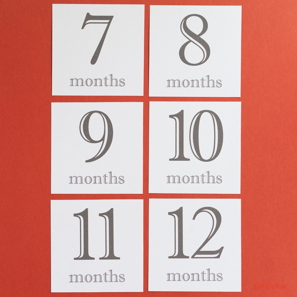 ベビーマンスリーカード Shadow・モノクロ(ましかく)