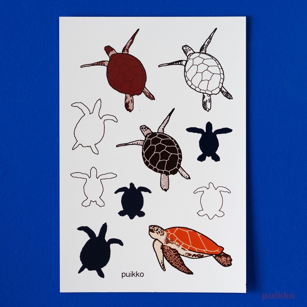 タトゥーシール ウミガメ