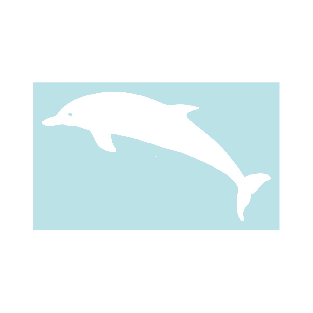 ステッカー イルカ