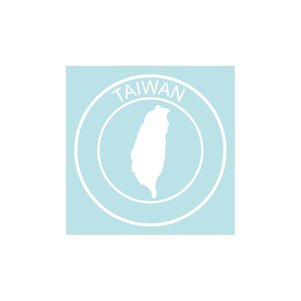 消印風ステッカー 台湾