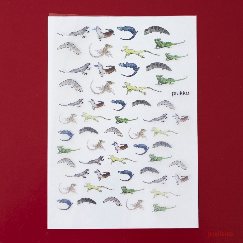 レジン封入用フィルム トカゲ3