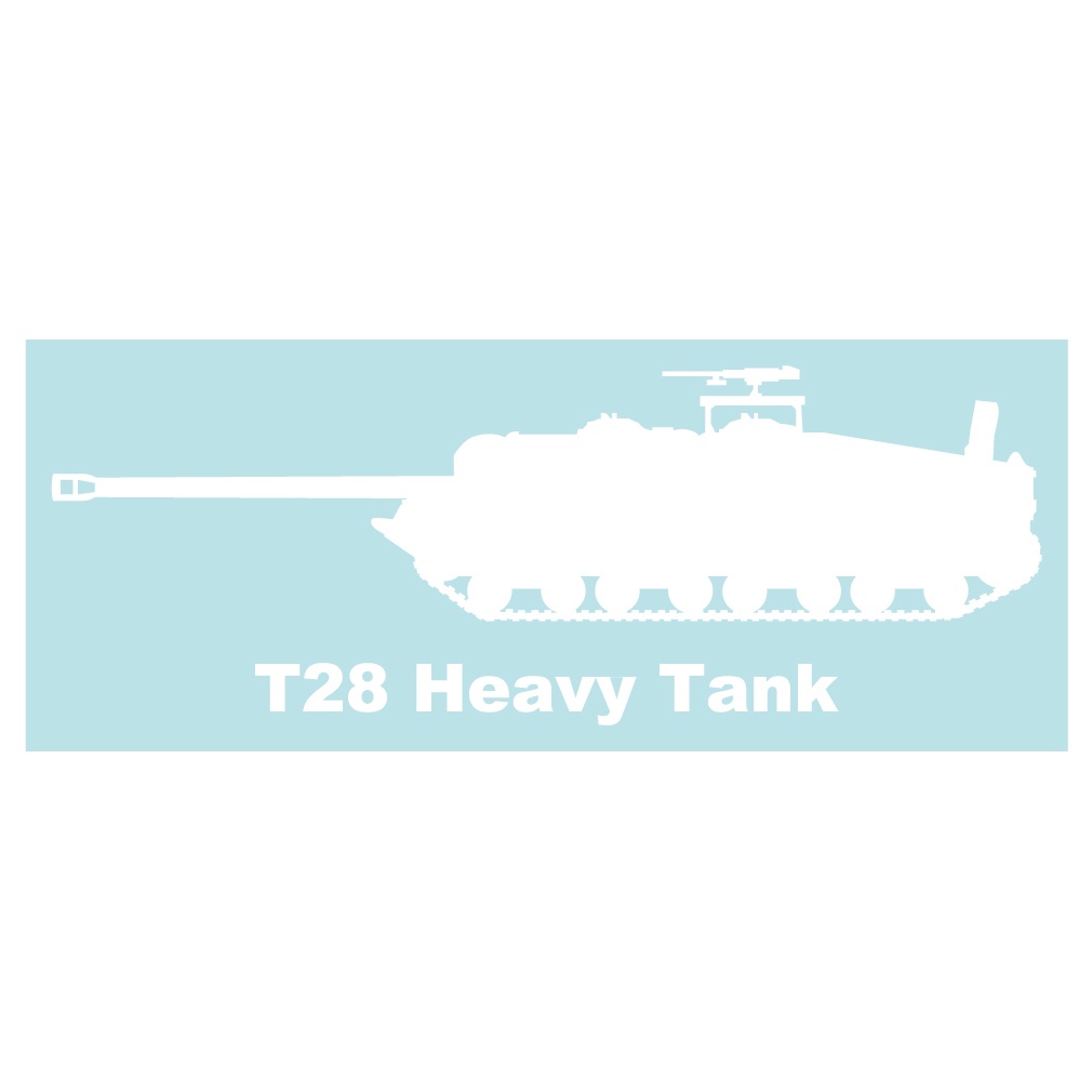 戦車ステッカー T28重戦車 大