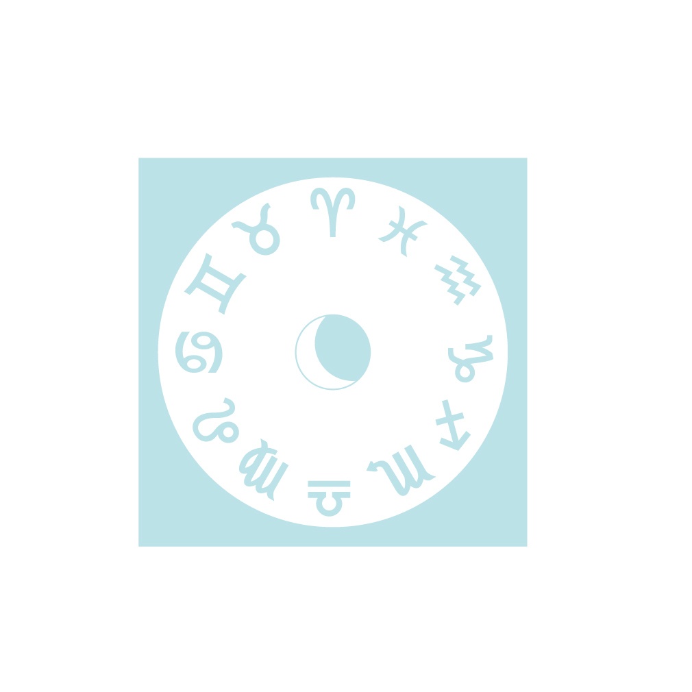 ステッカー 星占いの星座円1
