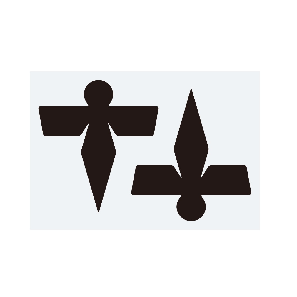 ステッカー 式神 式札2(2片)