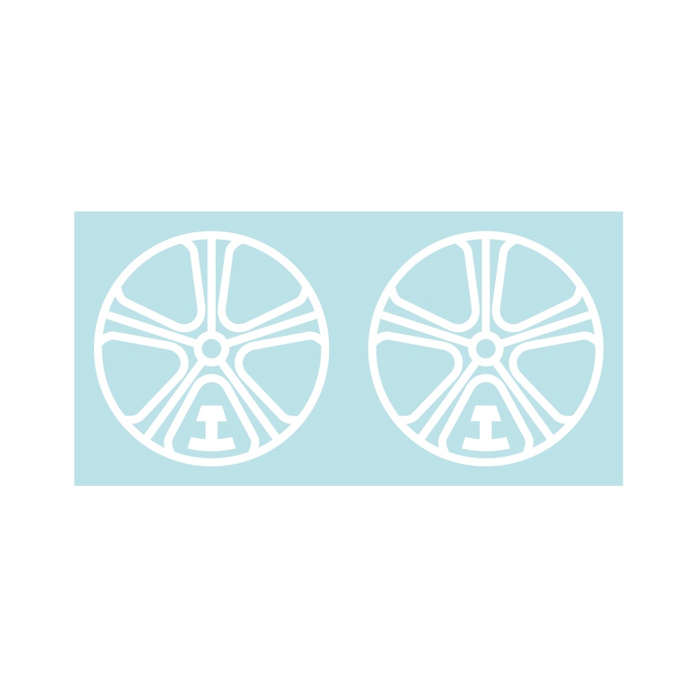 ステッカー 鉄道マーク 川越鉄道・小(2片)