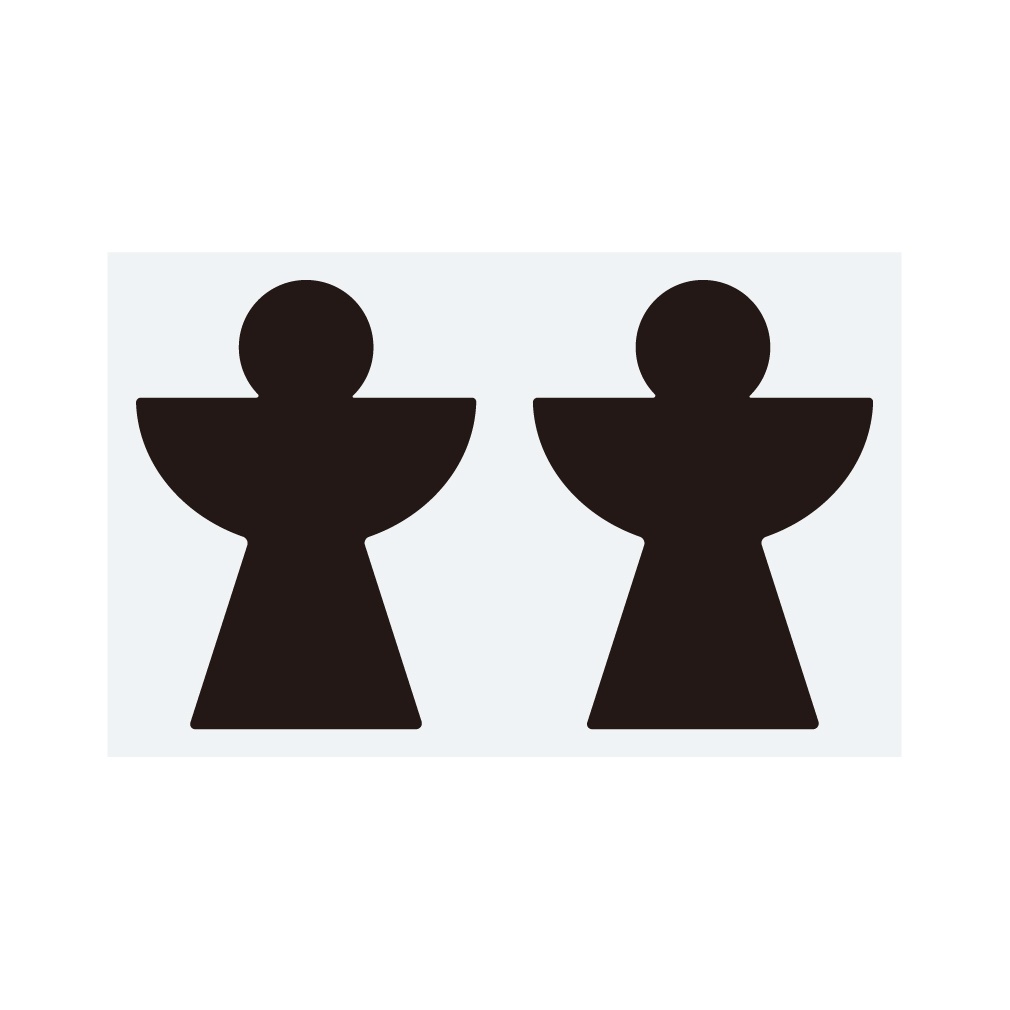 ステッカー　式神　式札5（2片）