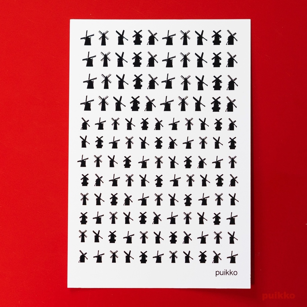 ネイルシール　風車