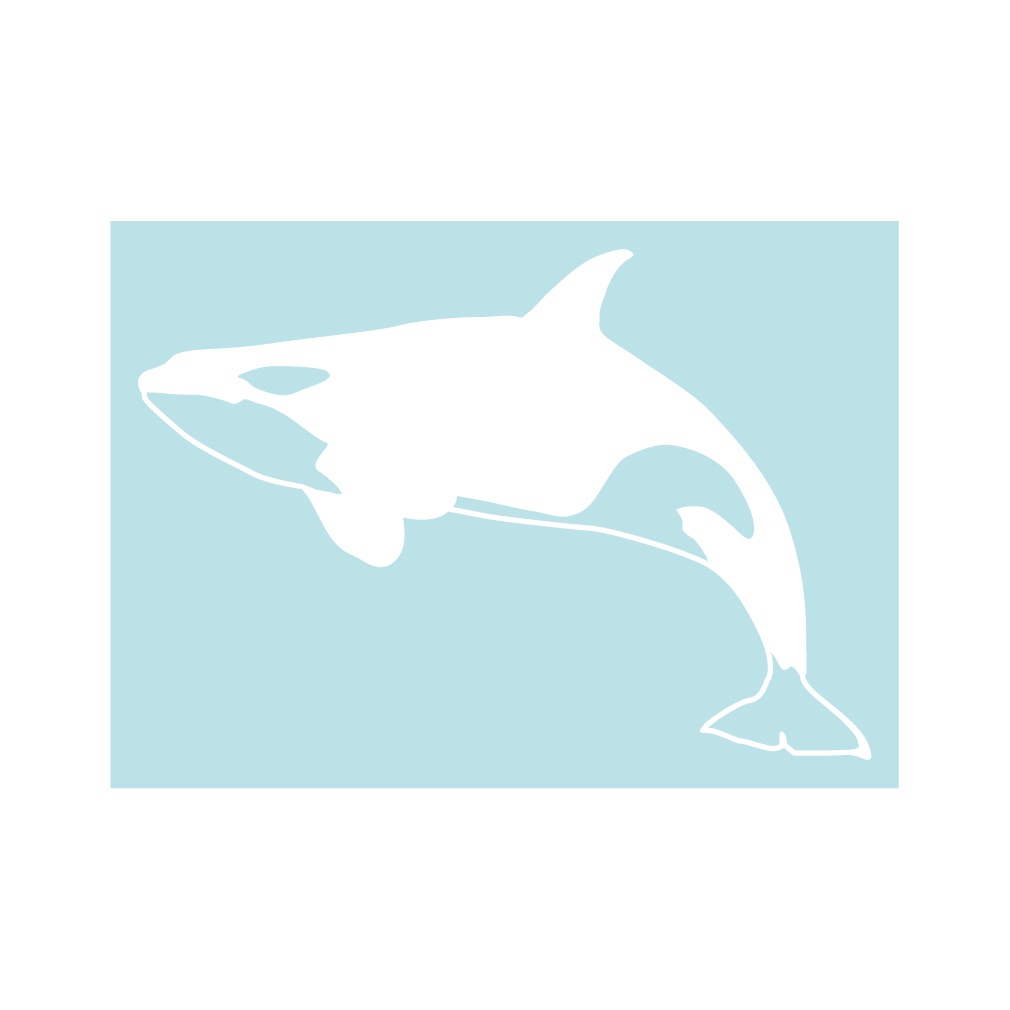 ステッカー シャチ2