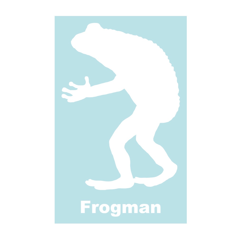 UMAステッカー カエル男