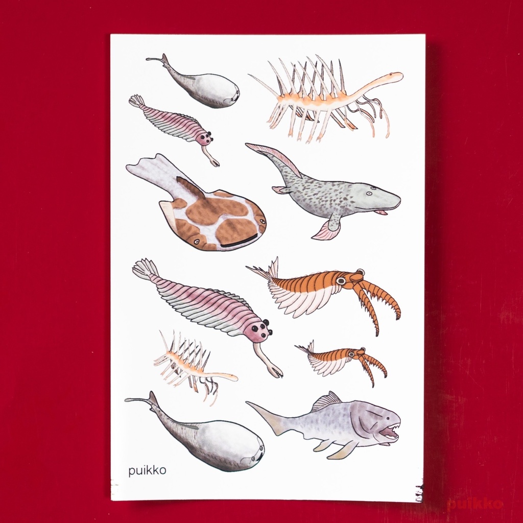 タトゥーシール 古生代の生物2