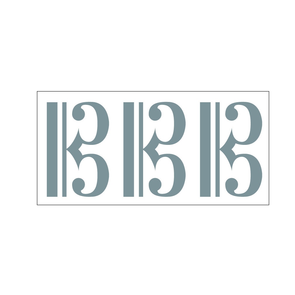 ハ音記号 アイロンプリント