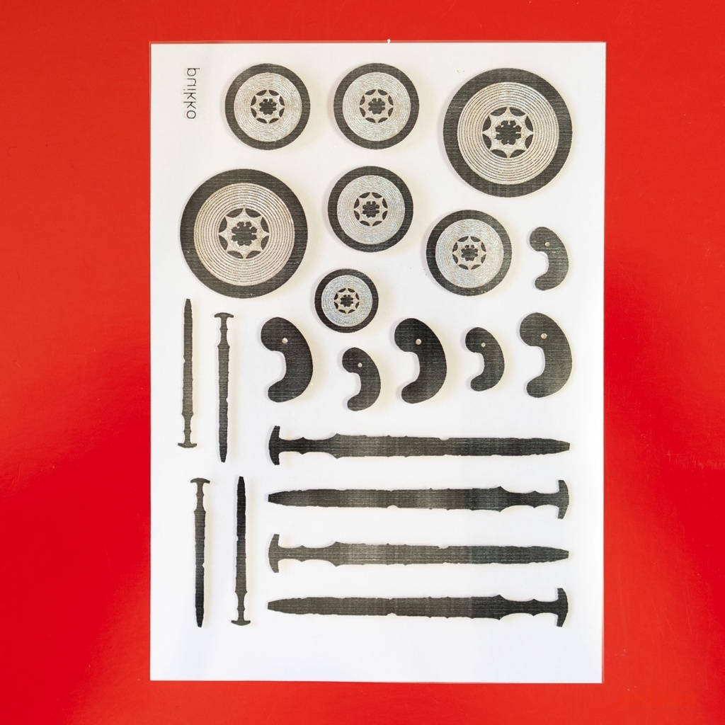 レジン封入用フィルム 三種の神器 箔押し