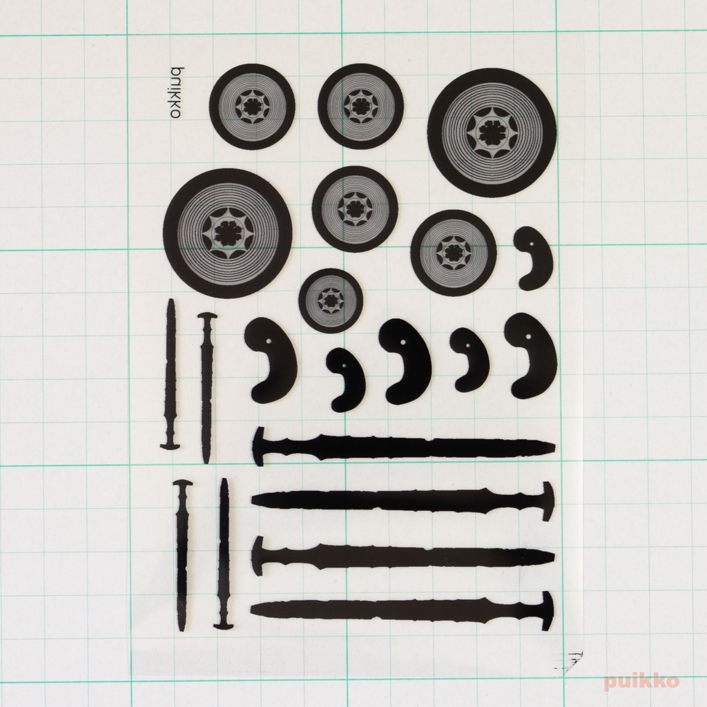 レジン封入用フィルム 三種の神器