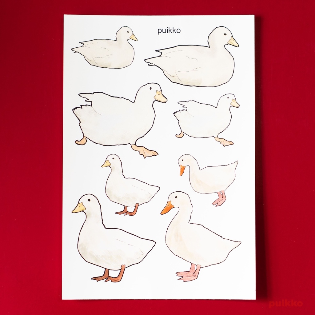 タトゥーシール　アヒル