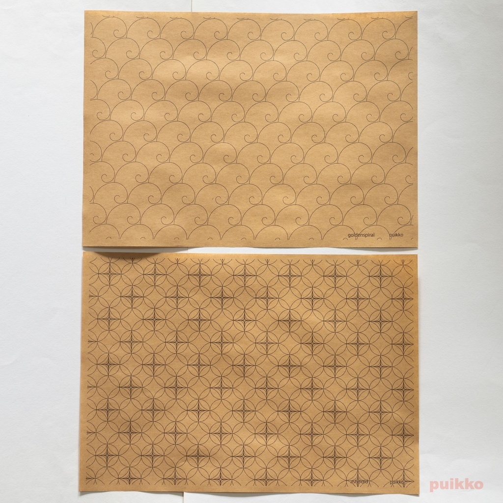 紙製ブックカバー 数学柄2(5枚セット)