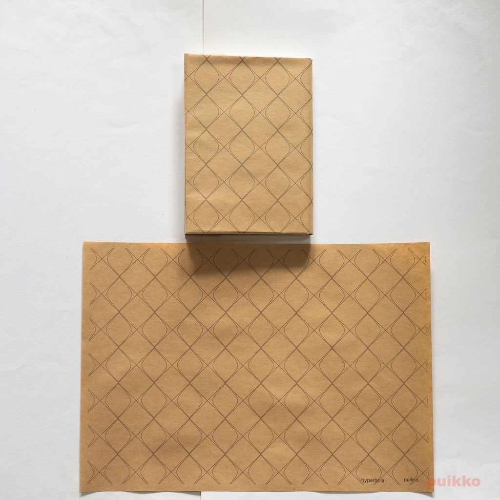 紙製ブックカバー 数学柄2(5枚セット)