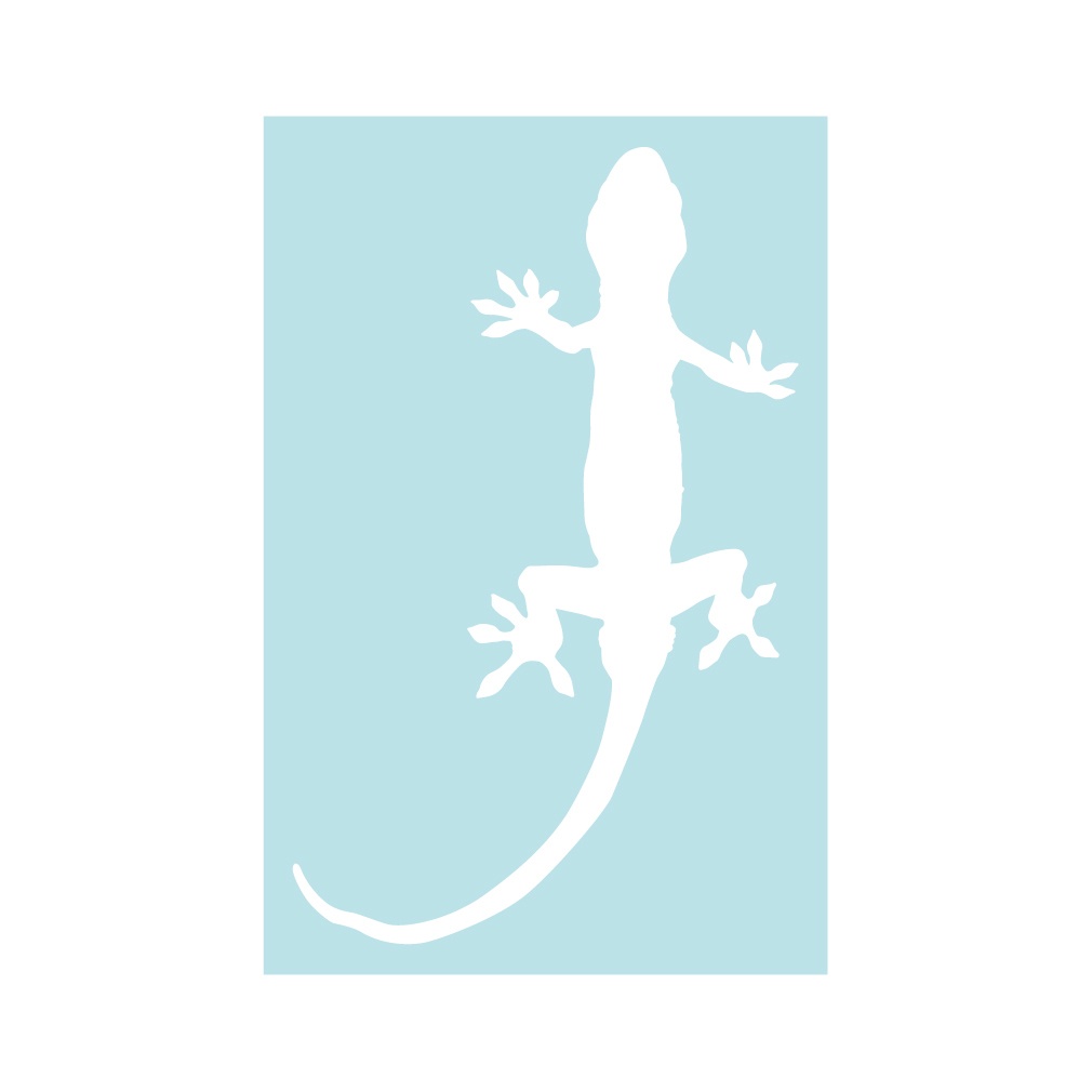 ステッカー ヤモリ1