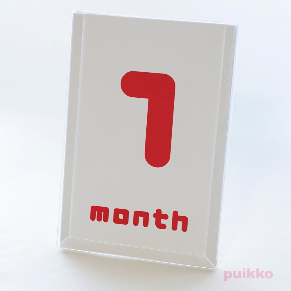 ベビーマンスリーカード あかチャンふぉんと