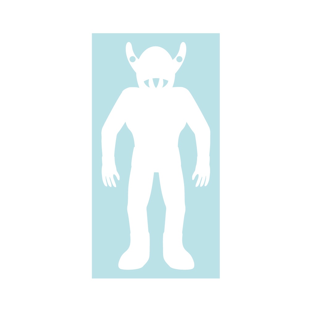 ステッカー 甲府事件の宇宙人