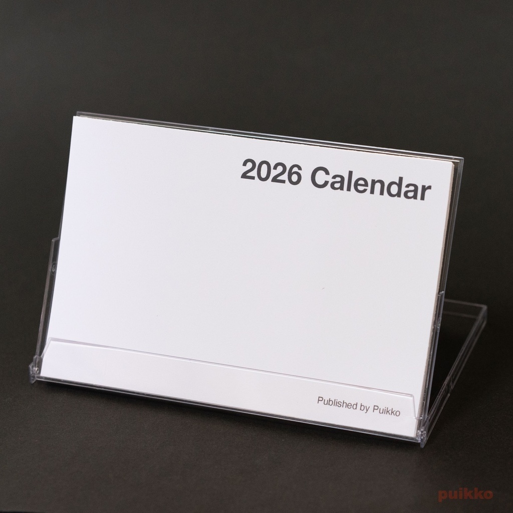 カレンダー 2026年 ブランク横