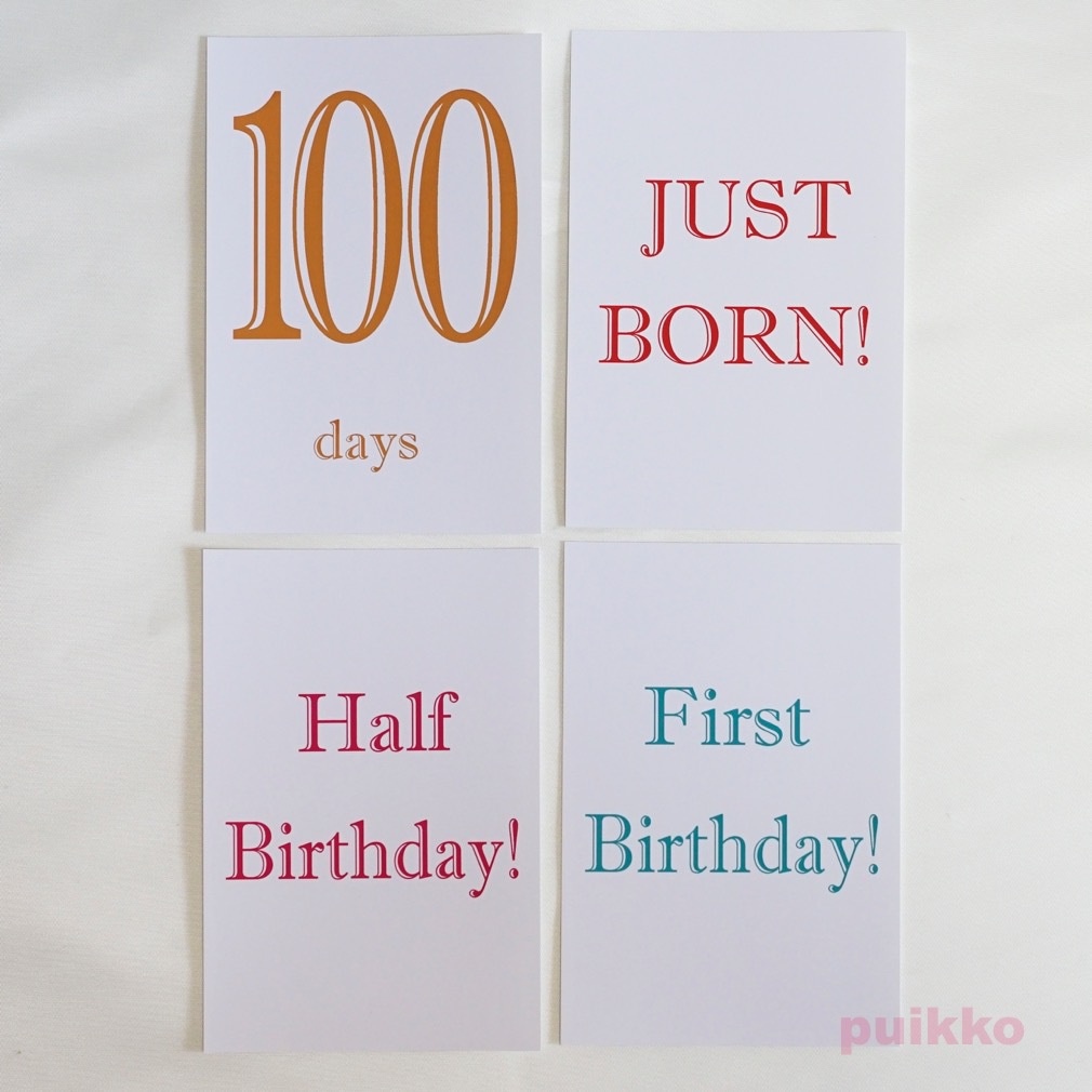 ベビーマンスリーカード Shadow