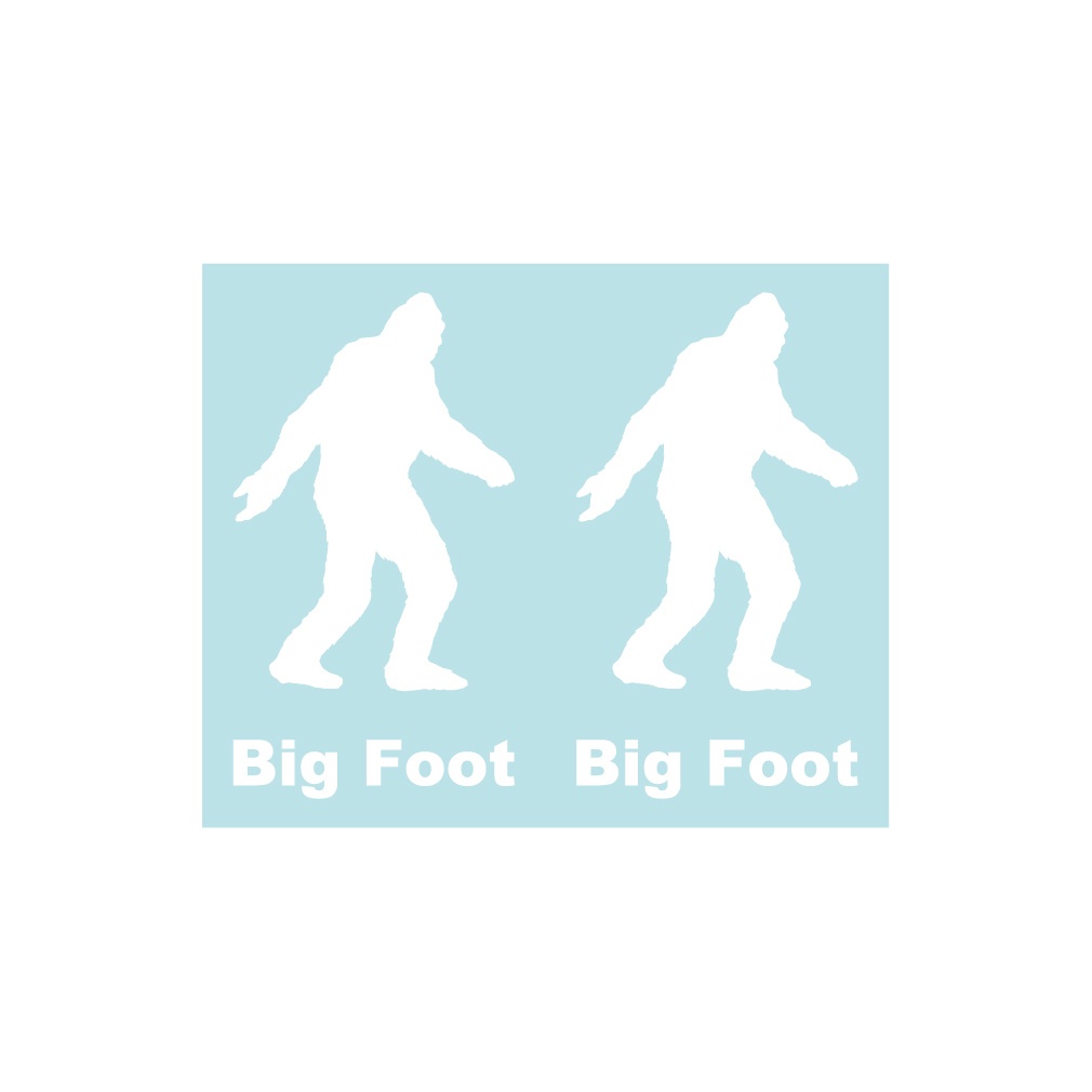 UMAステッカー ビッグフット・小(2片)