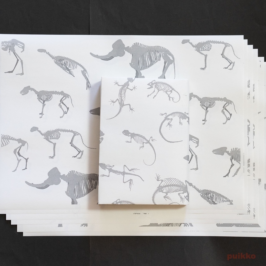 紙製ブックカバー 骨格(6枚セット)